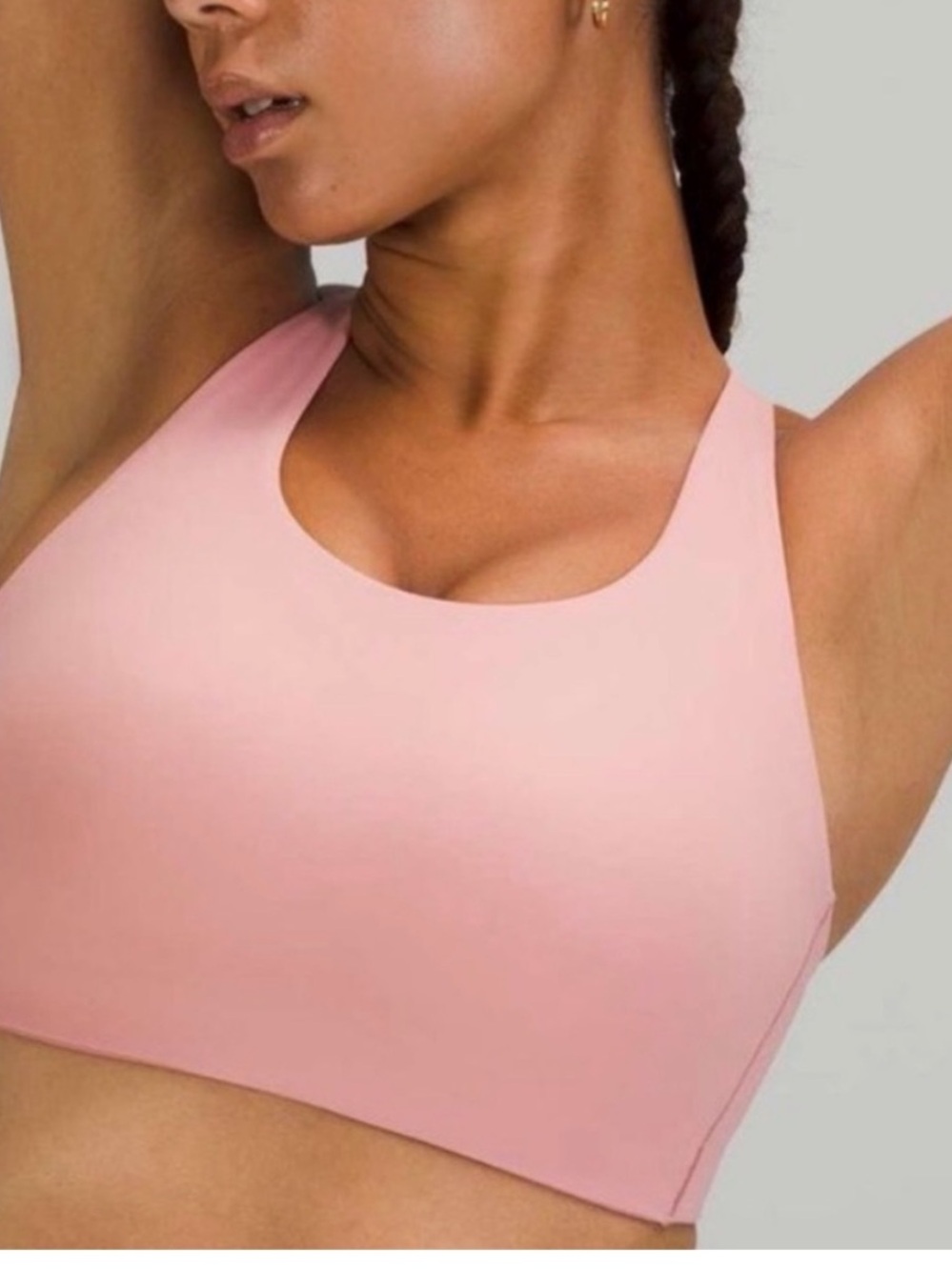lululemon athletica Pink Seamless Sports Bralette
